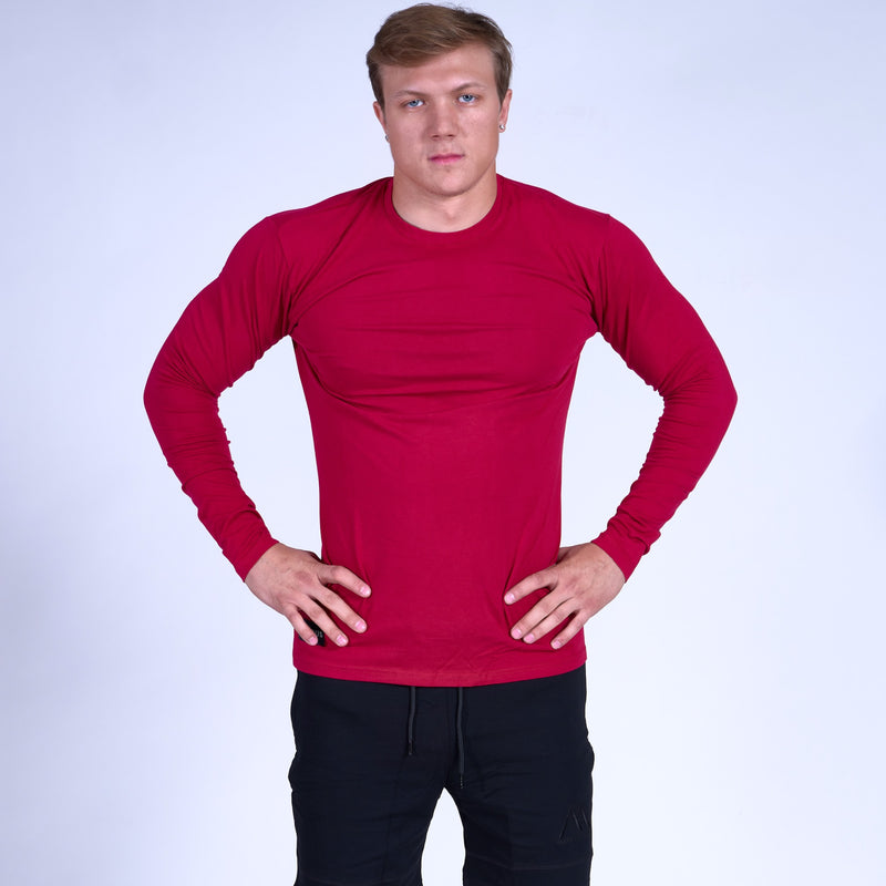 COMPETITOR Long Sleeve Shirt- Red