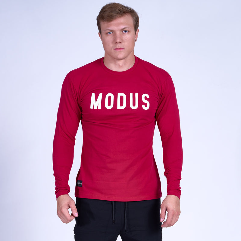Competitor GRAPHIC Long Sleeve Shirt- Red