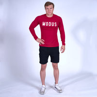 Competitor GRAPHIC Long Sleeve Shirt- Red