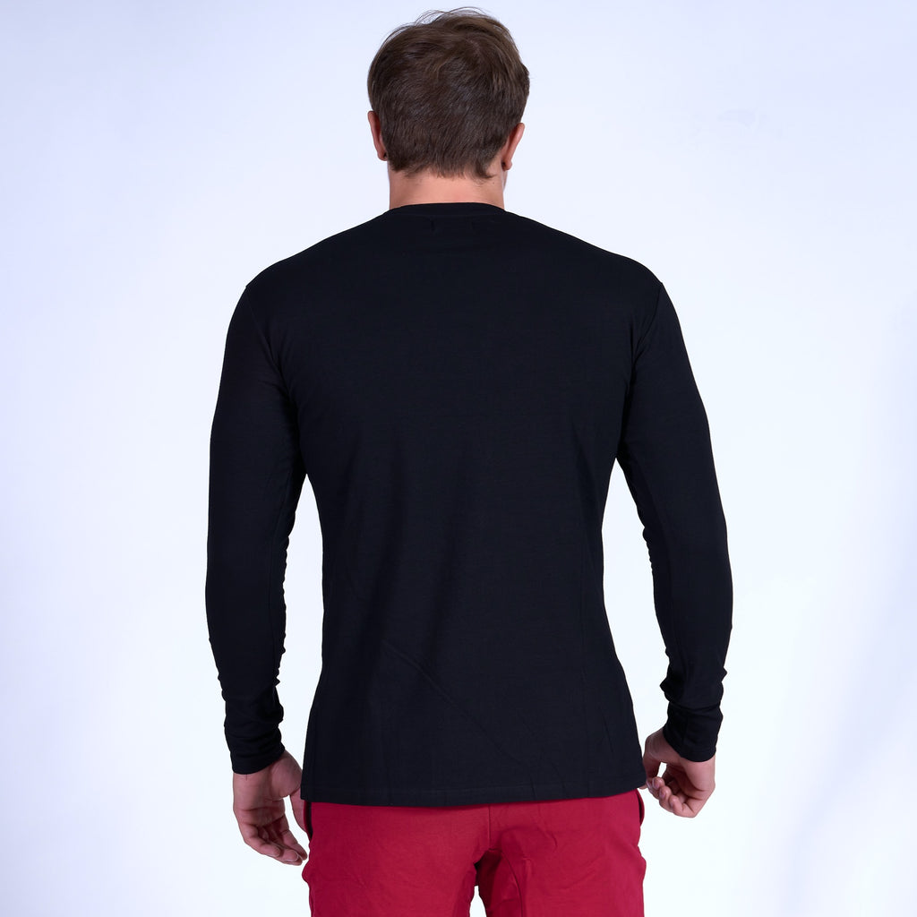 Competitor GRAPHIC Long Sleeve Shirt- Black