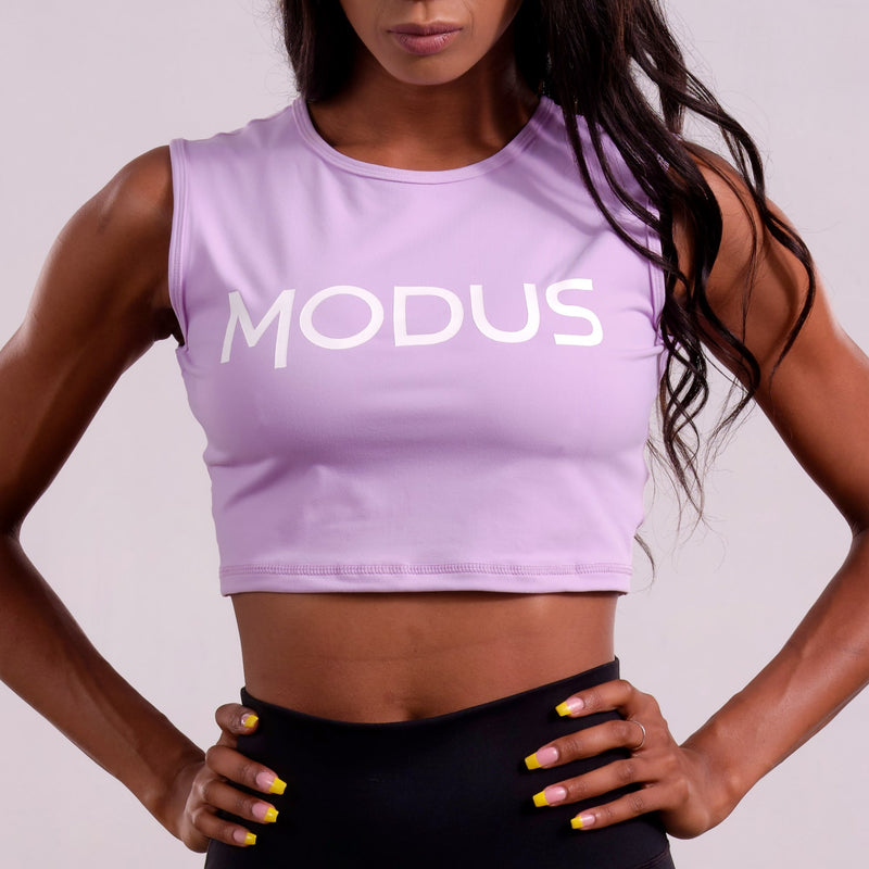 MODUS Crop Top- Lavender
